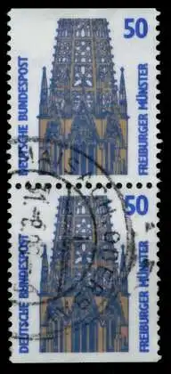 BRD ZUSAMMENDRUCK Nr 1340C + 1340D zentrisch gestempelt SENK 8A7526
