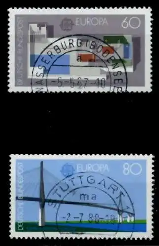 BRD BUND 1987 Nr 1321-1322 zentrisch gestempelt 8A76B6