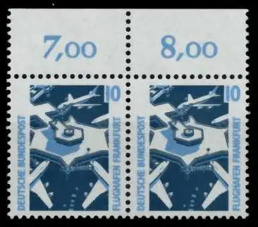 BRD DS SEHENSWÜRDIGKEITEN Nr 1347Au postfrisch WAAGR PA 8A785A