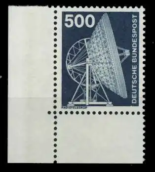 BRD DS INDUSTRIE u. TECHNIK Nr 859 postfrisch ECKE-ULI 8ADA62