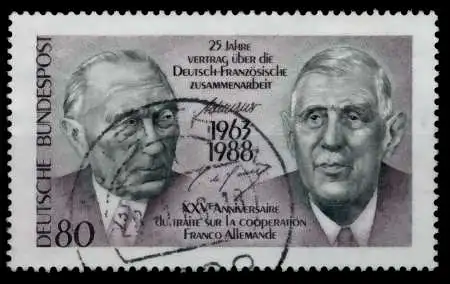 BRD BUND 1988 Nr 1351 zentrisch gestempelt 8B24FE