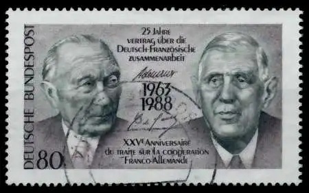 BRD BUND 1988 Nr 1351 zentrisch gestempelt 8B2502