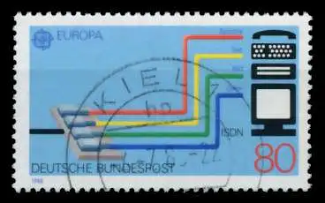 BRD BUND 1988 Nr 1368 zentrisch gestempelt 8B266E