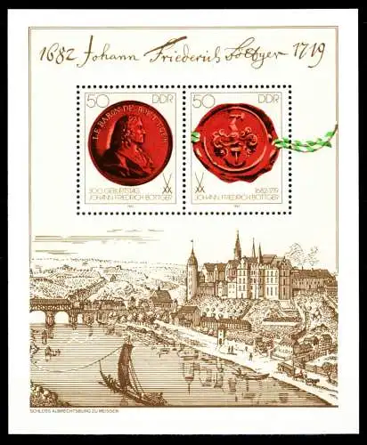 DDR BLOCK KLEINBOGEN Block 65 postfrisch SF7AD2A