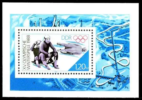 DDR BLOCK KLEINBOGEN Block 90 postfrisch SF7EDAA