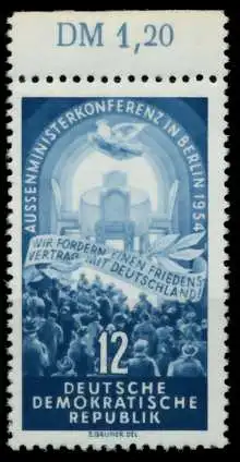 DDR 1954 Nr 424YI postfrisch ORA 8C2262