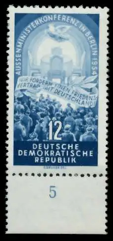 DDR 1954 Nr 424YI postfrisch URA 8C229E