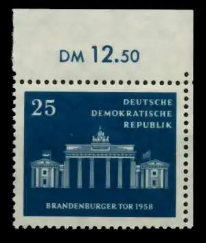 DDR 1958 Nr 666 postfrisch ORA 8C22E6