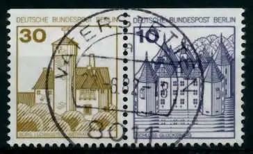 BERLIN ZUSAMMENDRUCK Nr W65 zentrisch gestempelt WAAGR PAAR 8C25E2