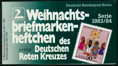 BERLIN Nr 707 PRIVATMARKENHEFTCHEN postfrisch MH 8C25FA