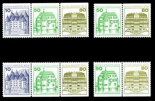 BERLIN ZUSAMMENDRUCK Nr W79-W82 postfrisch SF8914A