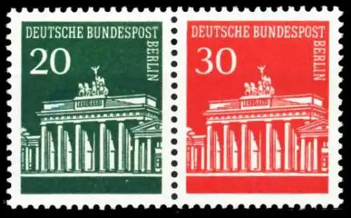 BERLIN ZUSAMMENDRUCK Nr W45 postfrisch WAAGR PAAR SF8DCD6
