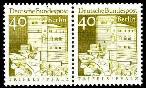 BERLIN DS D-BAUW. 2 Nr 276 postfrisch WAAGR PAAR SF8DCB2