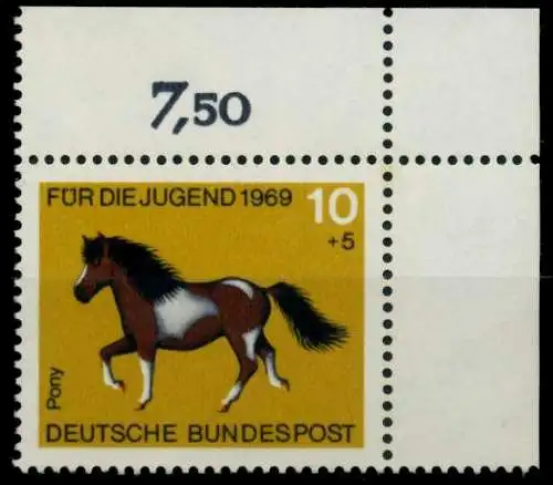 BRD 1969 Nr 578 postfrisch ECKE-ORE 8C6CC2