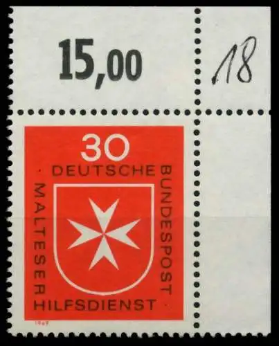 BRD 1969 Nr 610 postfrisch ECKE-ORE 8C6D22