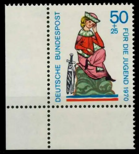 BRD 1970 Nr 615 postfrisch ECKE-ULI 8C6D3A