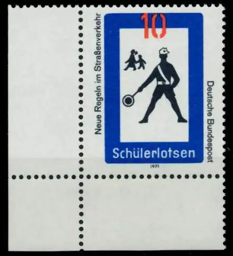 BRD 1971 Nr 665 postfrisch ECKE-ULI 8C6DDE