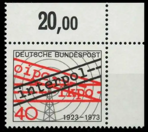 BRD 1973 Nr 759 postfrisch ECKE-ORE 8C961E