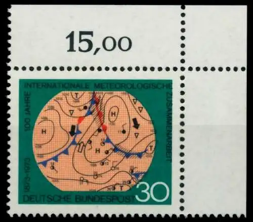 BRD BUND 1973 Nr 760 postfrisch ECKE-ORE 8C962A