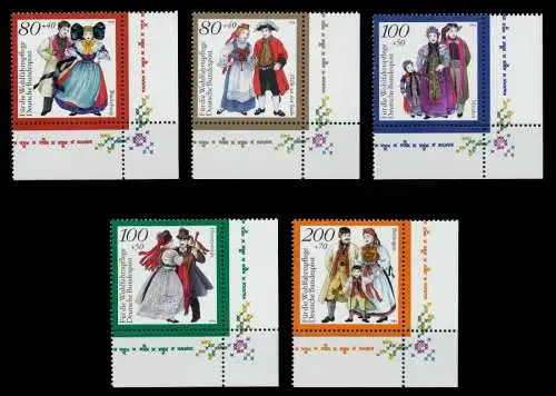 BRD 1994 Nr 1757-1761 postfrisch ECKE-URE 8CD806