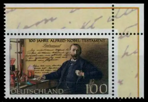 BRD 1995 Nr 1828 postfrisch ECKE-ORE 8CD86E