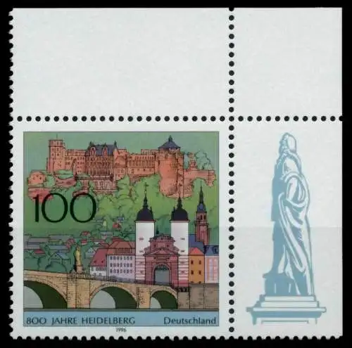 BRD 1996 Nr 1868 postfrisch ECKE-ORE 8CD8B2