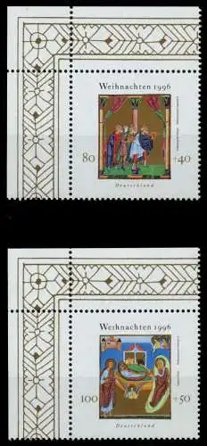 BRD 1996 Nr 1891-1892 postfrisch ECKE-OLI 8CD956
