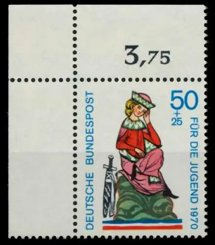 BRD 1970 Nr 615 postfrisch ECKE-OLI 8CDA1A