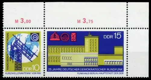 DDR ZUSAMMENDRUCK Nr WZd217 postfrisch WAAGR PAAR ECKE- 8D07DE