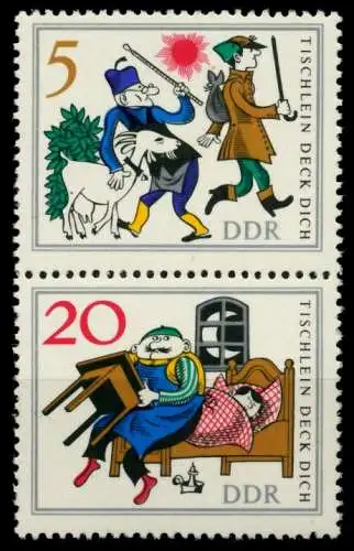 DDR ZUSAMMENDRUCK Nr SZd76 postfrisch SENKR PAAR SF9DF8A