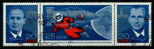 DDR ZUSAMMENDRUCK Nr WZd159 gestempelt 3ER STR 8D4E36