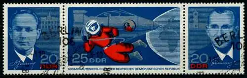 DDR ZUSAMMENDRUCK Nr WZd159 gestempelt 3ER STR 8D4E3A