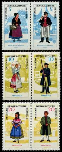 DDR ZUSAMMENDRUCK Nr WZd 144+146+148 postfrisch 8D4F36