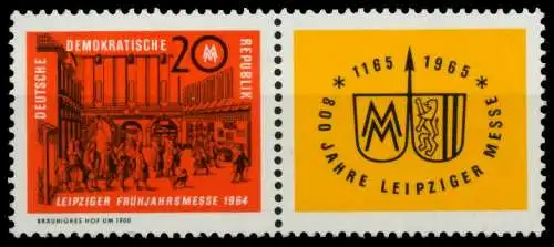 DDR ZUSAMMENDRUCK Nr WZd120 postfrisch WAAGR PAAR 8D536A