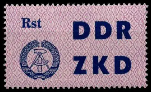 DDR DIENST LAUFKONTROLLZETTEL Nr 13 postfrisch 8D793E