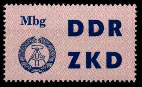 DDR DIENST LAUFKONTROLLZETTEL Nr 10 postfrisch 8D794E