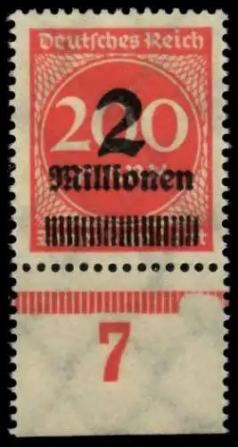 D-REICH INFLA Nr 309APaUR postfrisch URA 8DBDDA