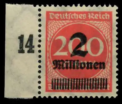 D-REICH INFLA Nr 309APa postfrisch SRA 8DBDEE