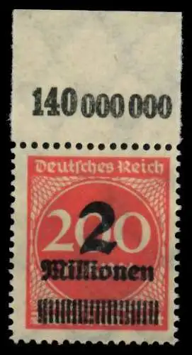 D-REICH INFLA Nr 309APa OR postfrisch ORA 8DBE2E
