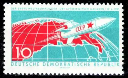 DDR 1961 Nr 822 postfrisch SFAC9FA