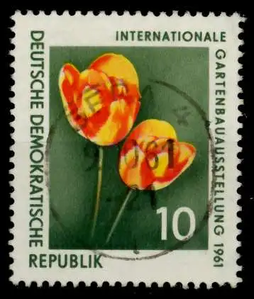 DDR 1961 Nr 854 gestempelt 8DC186