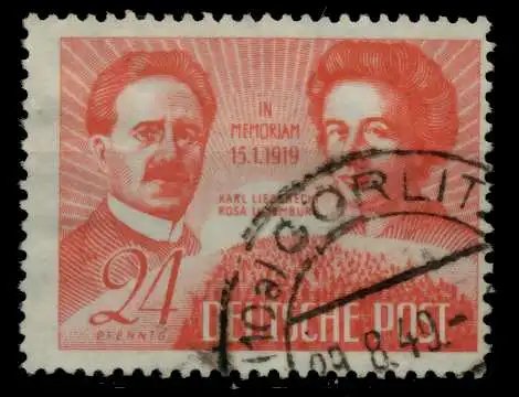 SBZ ALLG. AUSGABEN Nr 229 gestempelt 8E0C56