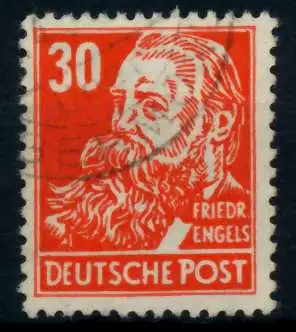 SBZ ALLG. AUSGABEN Nr 222a gestempelt 8E1226