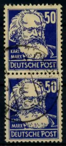 SBZ ALLG. AUSGABEN Nr 224 zentrisch gestempelt SENKR PAAR 8E6AA6