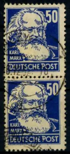 SBZ ALLG. AUSGABEN Nr 224 zentrisch gestempelt SENKR PAAR 8E6AAE