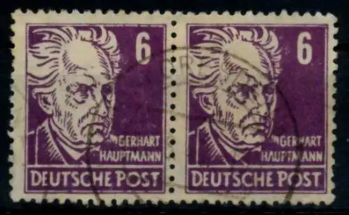 SBZ ALLG. AUSGABEN Nr 213 zentrisch gestempelt WAAGR PAAR 8E6AD2