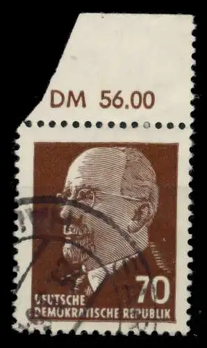 DDR DS WALTER ULBRICHT Nr 938XxI OR1 gestempelt ORA 8E6F3A