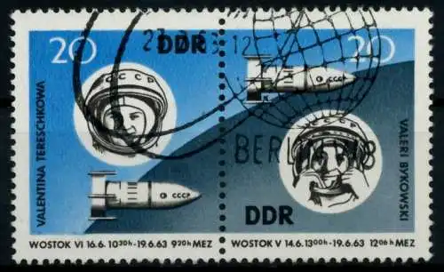 DDR ZD Nr WZd 90 gestempelt WAAGR PAAR 8E711A