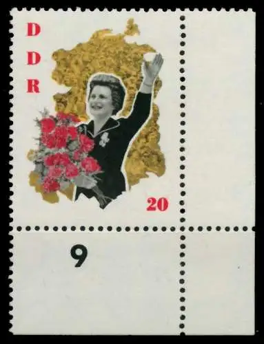 DDR 1963 Nr 994 postfrisch ECKE-URE 8EB1FE