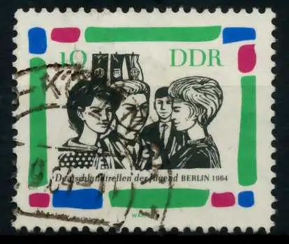 DDR 1964 Nr 1022 gestempelt 8EB586
